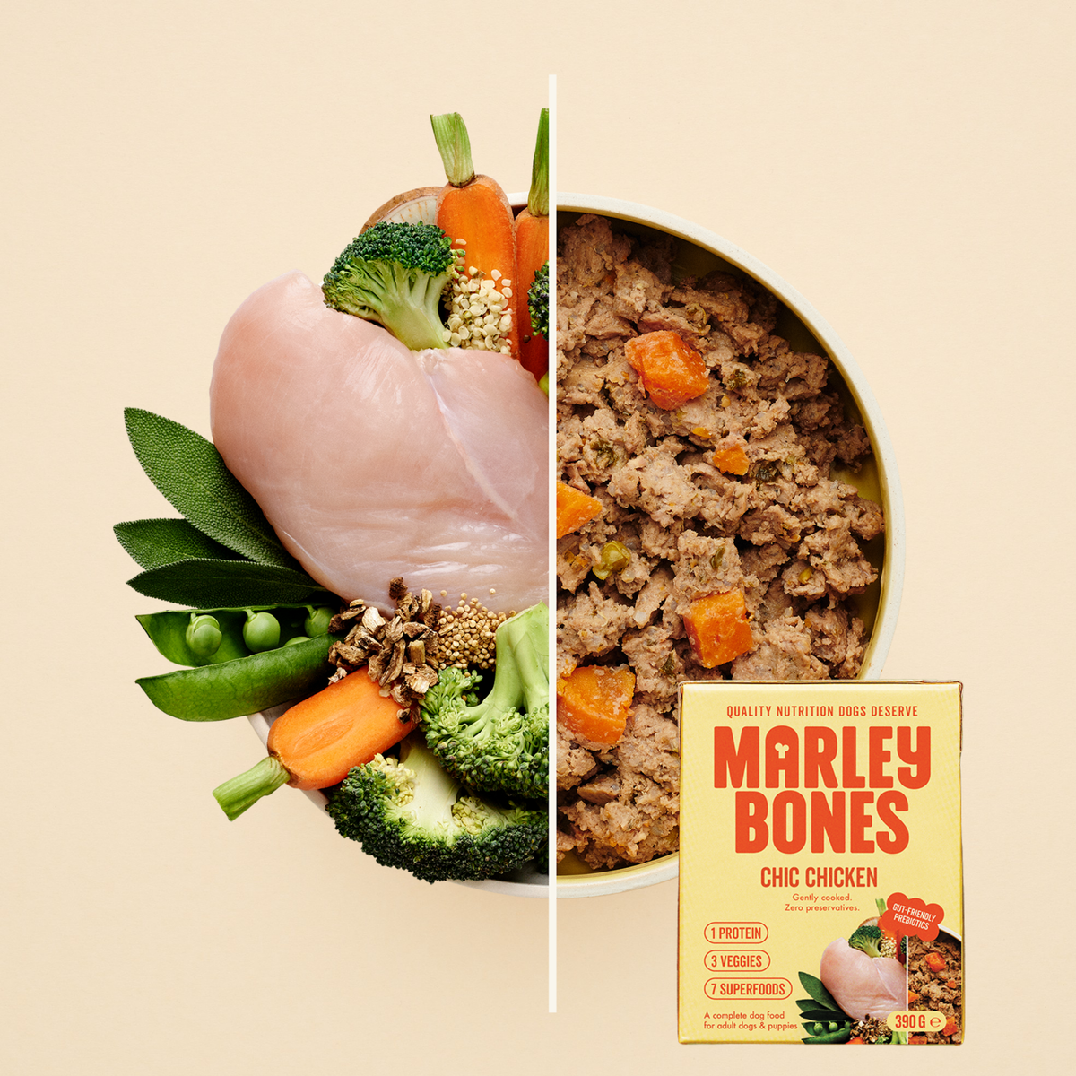 Marleybones Chic Chicken Pantry Fresh dog food